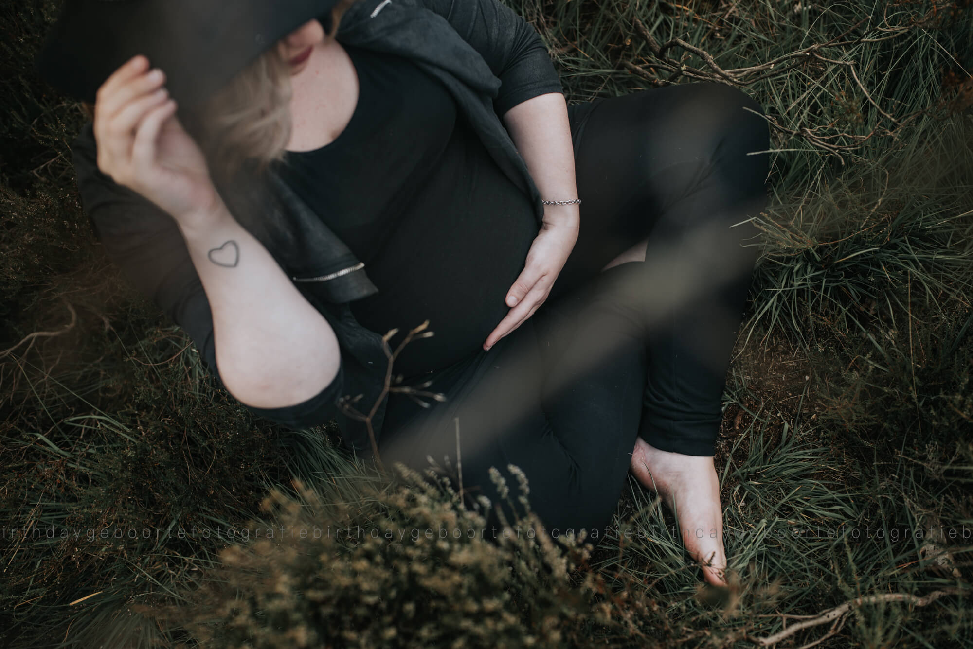 Stoere zwangerschapsfotografie